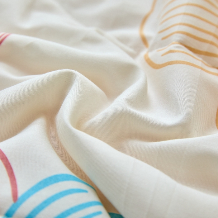 91家纺网 家纺一手货源 找家纺 珂博家纺2025新款亲肤全棉印花夏被 缤纷