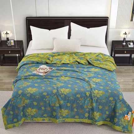 91家纺网 家纺一手货源 找家纺 （总）双层纱家居 2025双层纱单夏被和夏被四件套