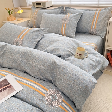 91家纺网 家纺一手货源 找家纺 （总）铭浩2025新款亲肤磨毛四件套