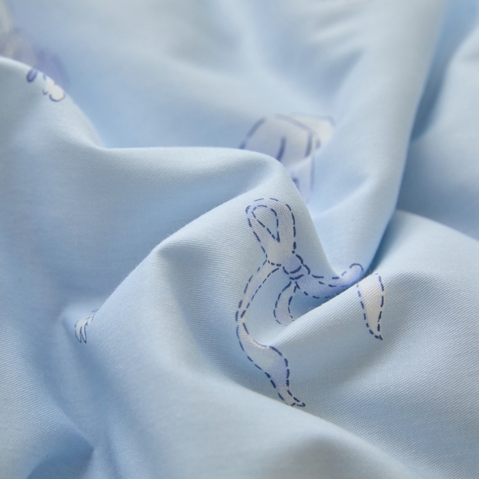 91家纺网 家纺一手货源 找家纺 珂博家纺2025新款亲肤全棉印花夏被 布偶小熊