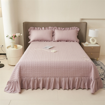 91家纺网 家纺一手货源 找家纺 （总）恒爱 2025新款A类全棉纯棉多功能夏被夏凉被空调被四件套-一枝独秀