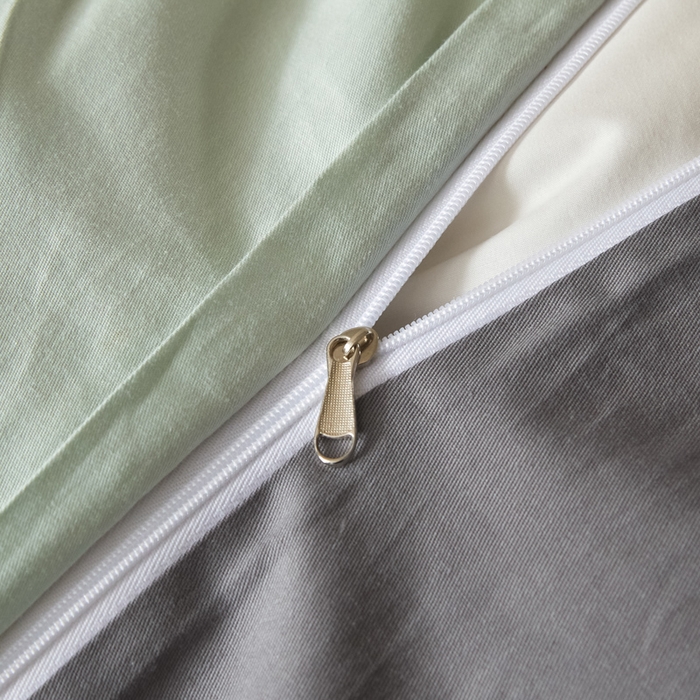 91家纺网 家纺一手货源 找家纺 （总）莱通家纺 2025新款纯色双拼四件套