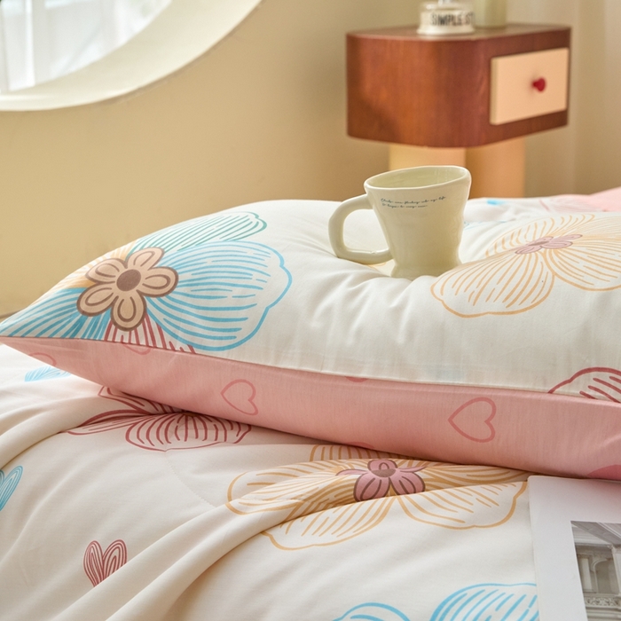 91家纺网 家纺一手货源 找家纺 （总）珂博家纺2025新款亲肤全棉印花夏被