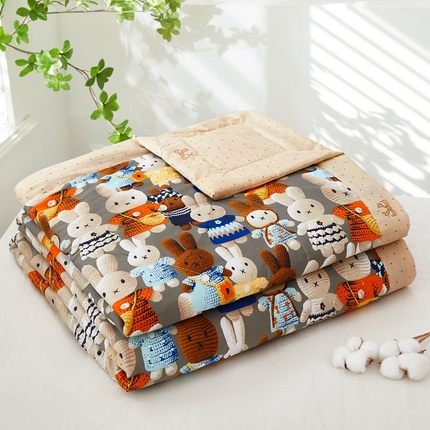 91家纺网 家纺一手货源 找家纺 （总）黛妮雅2025新款里外全棉100%新疆棉花被夏被四件套