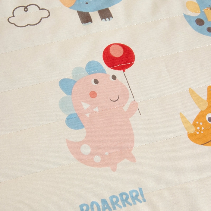 91家纺网 家纺一手货源 找家纺 梵赫   2025新款全棉卡通夏被 恐龙宝宝