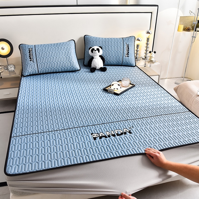 91家纺网 家纺一手货源 找家纺 炫拼家纺 Hipanda床笠款乳胶凉席 Hipanda-宾利蓝