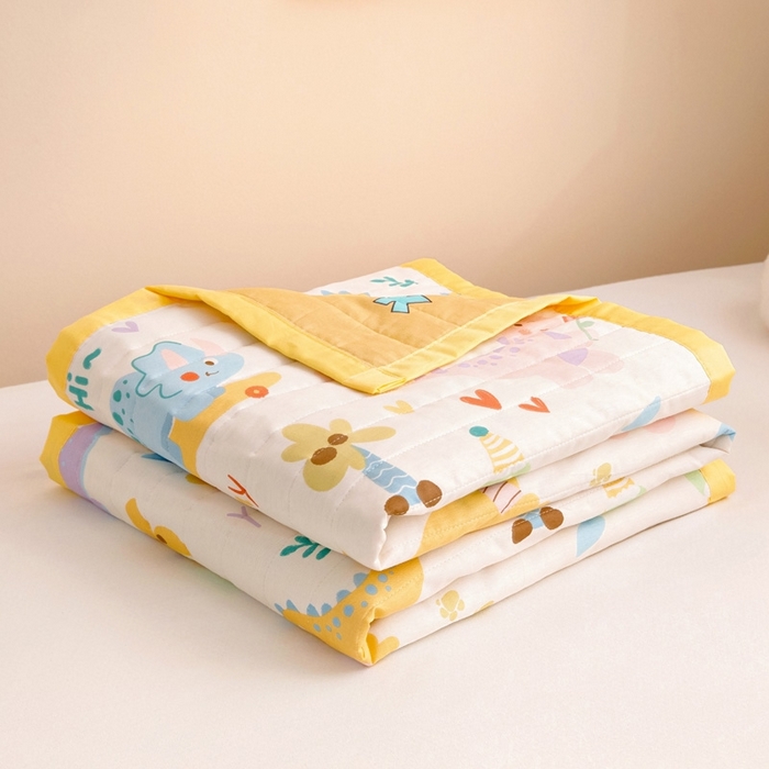 91家纺网 家纺一手货源 找家纺 梵赫   2025新款全棉卡通夏被 奇妙之旅