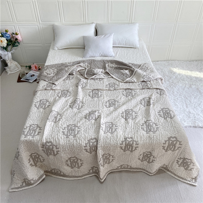 91家纺网 家纺一手货源 找家纺 （总）卡奥家纺 2025新款水洗全棉四层纱盖毯毛巾被夏凉被 