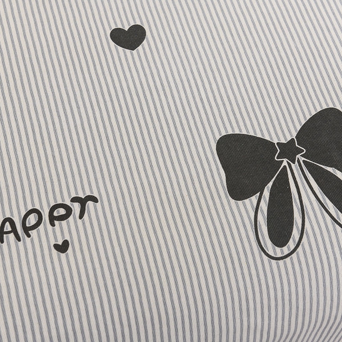 91家纺网 家纺一手货源 找家纺 红日子纺织品 2025新款艾草老粗布床单印花凉席三件套 蝴蝶结