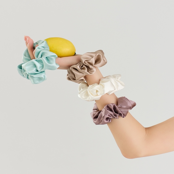 91家纺网 家纺一手货源 找家纺 （总）LADY COCO2025新款6A级真桑蚕丝发圈-真货