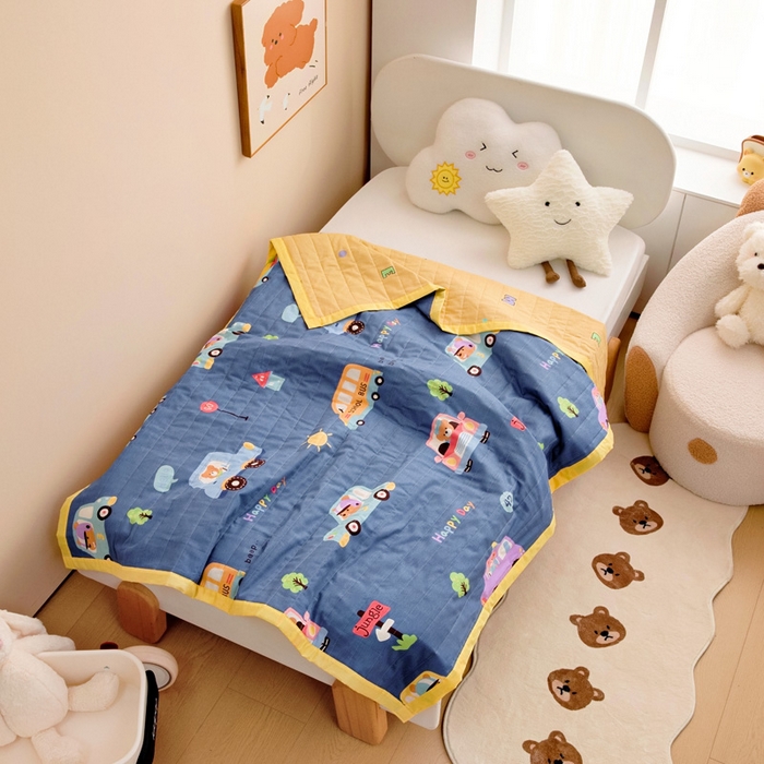 91家纺网 家纺一手货源 找家纺 （总）梵赫   2025新款全棉卡通夏被