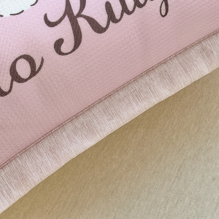 91家纺网 家纺一手货源 找家纺 博雅2025新款三丽欧冰丝单枕套 花花KT