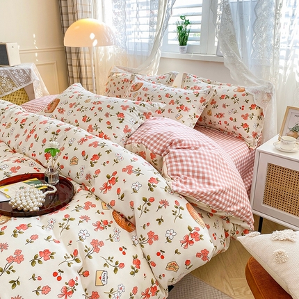 91家纺网 家纺一手货源 找家纺 （总）铭浩2025新款亲肤磨毛四件套