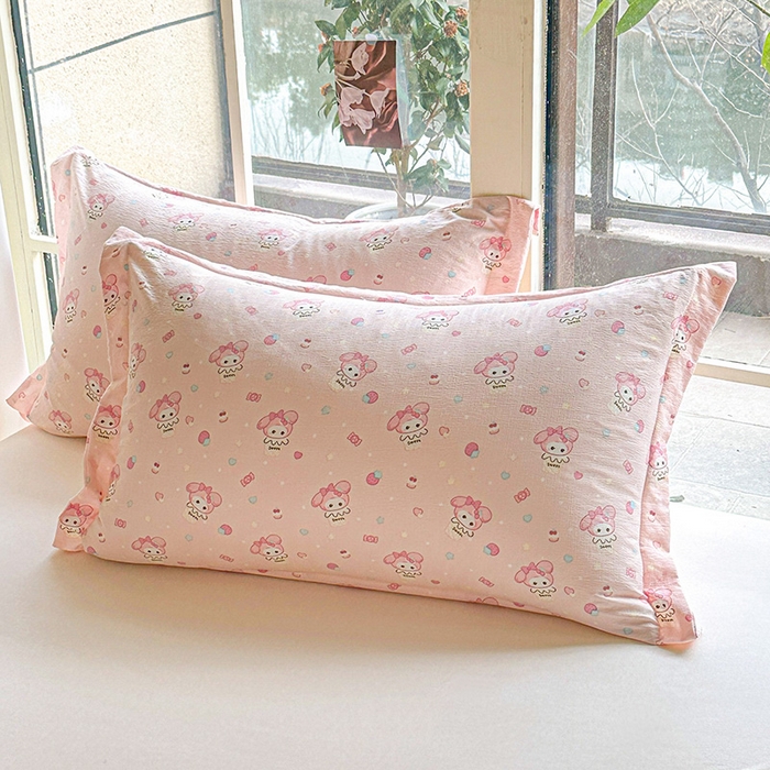 91家纺网 家纺一手货源 找家纺 （总）创优  2025新款有氧双层纱小清新印花小花边夏被夏凉被可机洗空调被子被芯