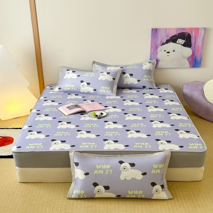 91家纺网 家纺一手货源 找家纺 （总）三味舒屋 2025新款抗菌防螨900D高端养生印花冰藤凉席