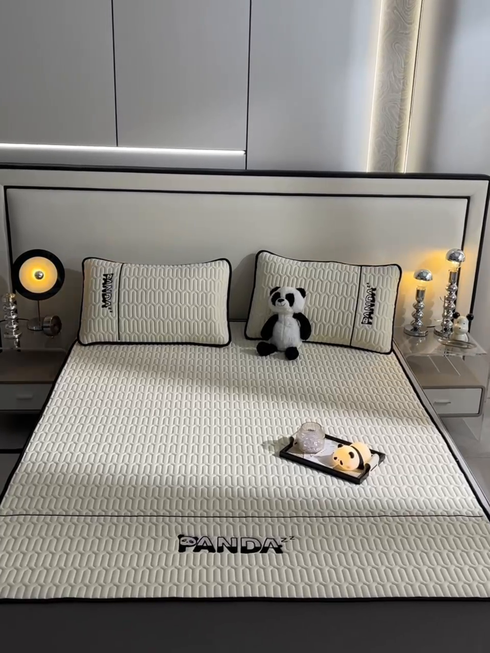 91家纺网 家纺一手货源 找家纺 炫拼家纺 Hipanda床笠款乳胶凉席 Hipanda-玉石白
