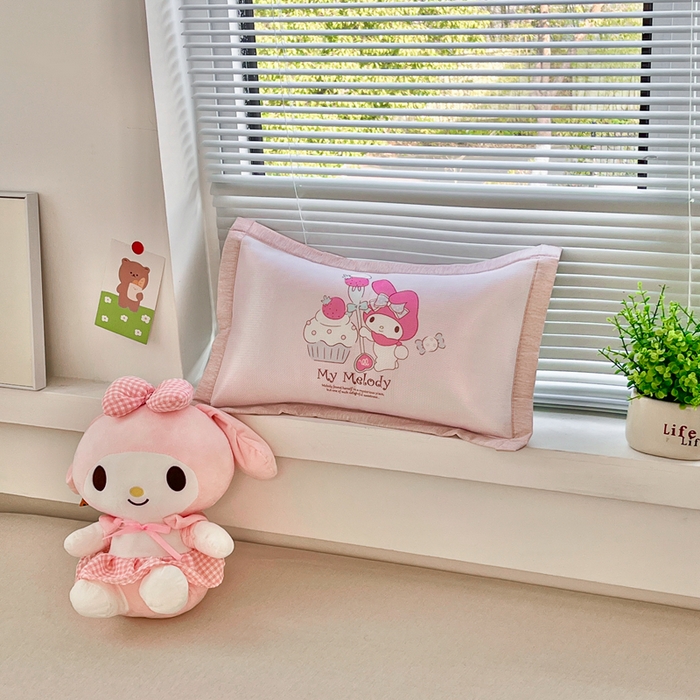 91家纺网 家纺一手货源 找家纺 博雅2025新款三丽欧冰丝单枕套 蛋糕美乐蒂