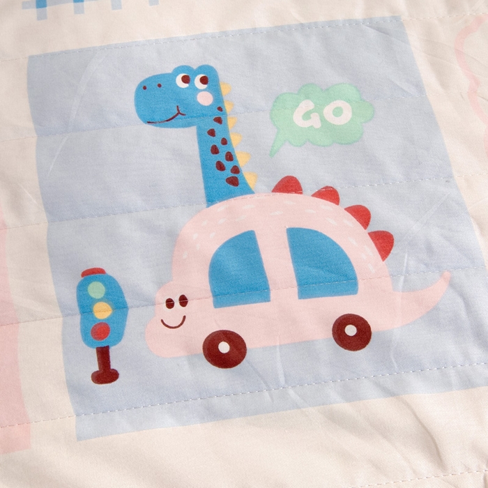 91家纺网 家纺一手货源 找家纺 梵赫   2025新款全棉卡通夏被 快乐旅行