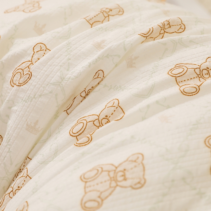 91家纺网 家纺一手货源 找家纺 （总）大熊枕芯 2025新款泡泡纱亲肤小熊枕系列