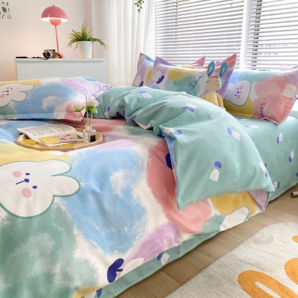 91家纺网 家纺一手货源 找家纺 （总）铭浩2025新款亲肤磨毛四件套