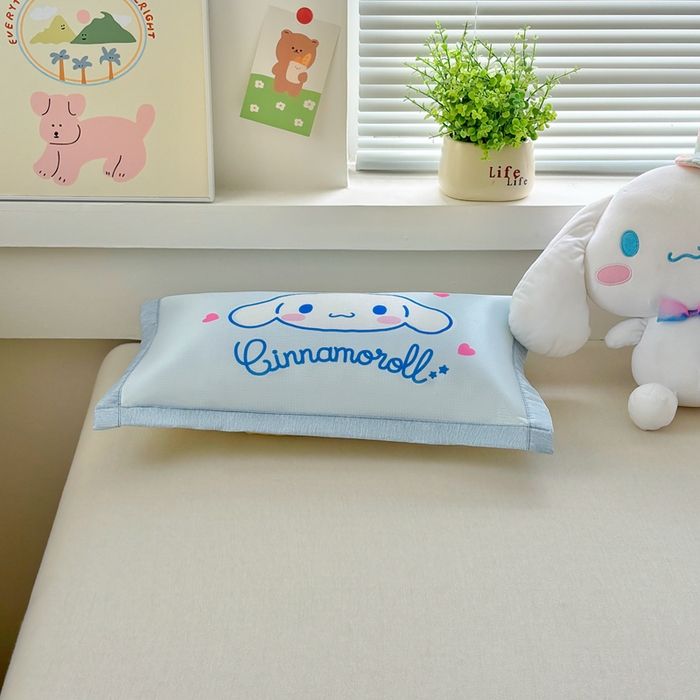 91家纺网 家纺一手货源 找家纺 博雅2025新款三丽欧冰丝单枕套 开心玉桂狗