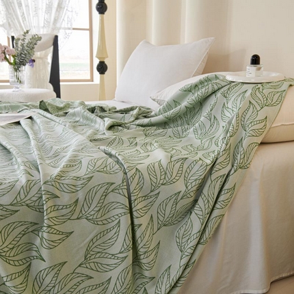  2025新款竹纤维盖毯空调毯系列 森派之约-绿