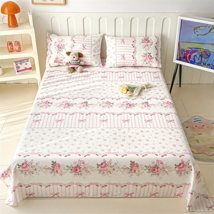 91家纺网 家纺一手货源 找家纺 （总）如约 2025新款全棉印花单床单