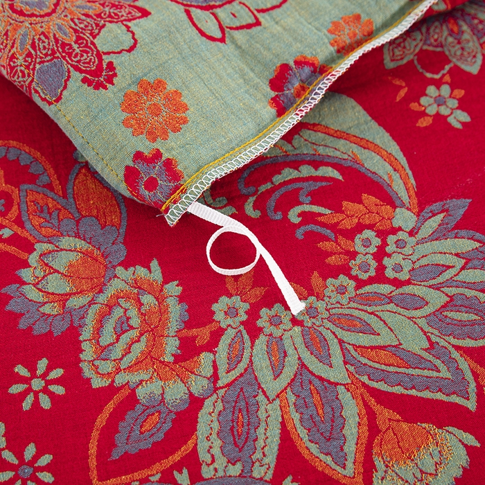 91家纺网 家纺一手货源 找家纺 双层纱家居 2025新款深色系列双层纱四件套 锦上添花