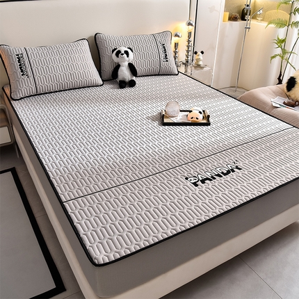 91家纺网 家纺一手货源 找家纺 炫拼家纺 Hipanda床笠款乳胶凉席 Hipanda-珍珠灰