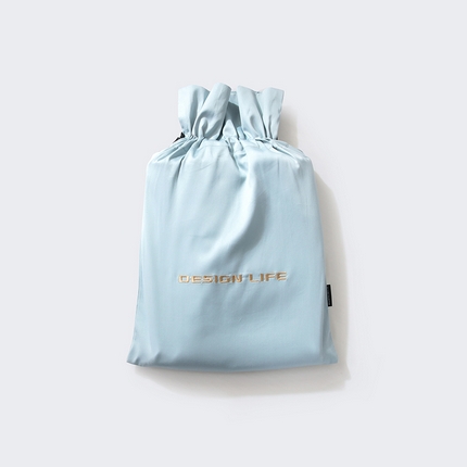 佳汐蓝家纺 2025新款60支全棉纯色隔脏睡袋 丛林蓝