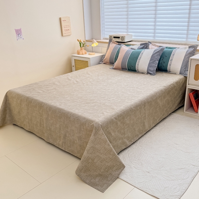 91家纺网 家纺一手货源 找家纺 2025新款亲肤磨毛四件套 茜拉