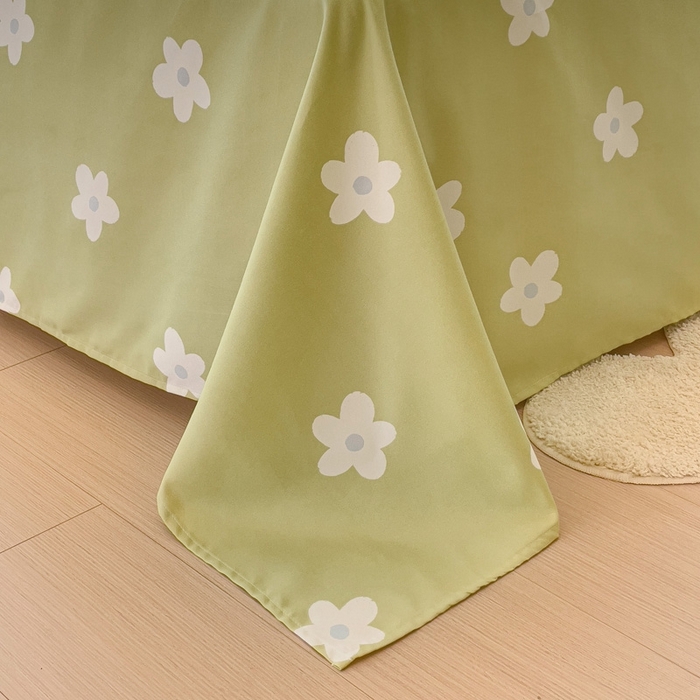 91家纺网 家纺一手货源 找家纺 2025新款亲肤磨毛四件套 茉彩花韵