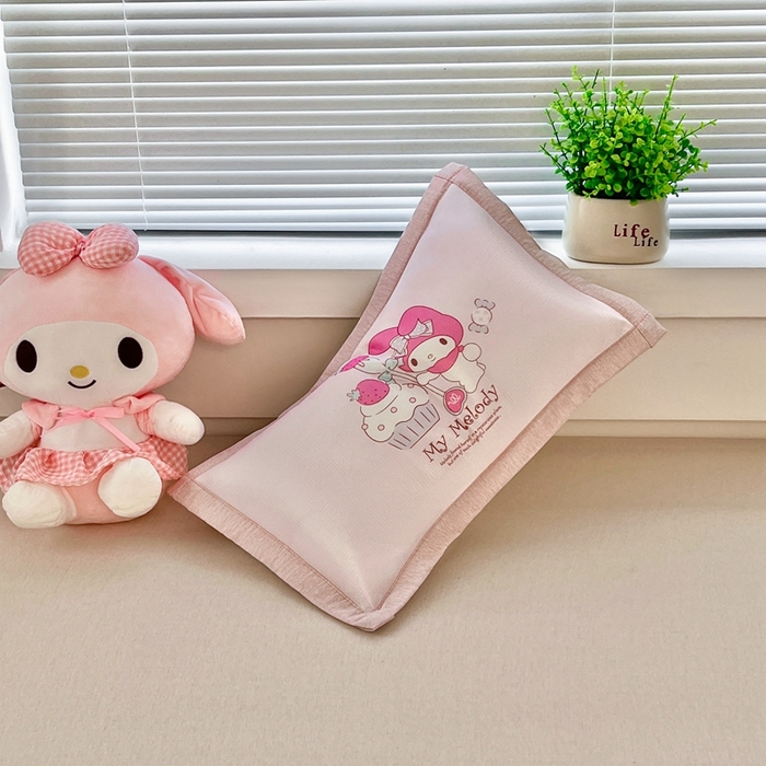 91家纺网 家纺一手货源 找家纺 博雅2025新款冰丝单枕套三丽欧，宇航员，卡皮 蛋糕美乐蒂