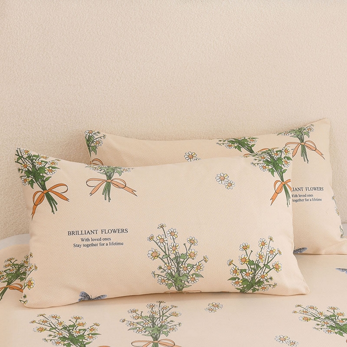 91家纺网 家纺一手货源 找家纺 红日子纺织品 2025新款艾草老粗布床单印花凉席三件套 山梦