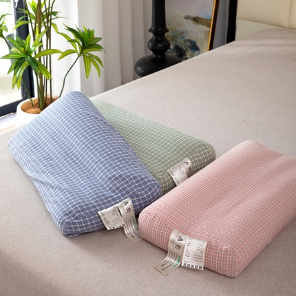 枕之坊 2025新款水洗全棉纯棉高低颈椎纯荞麦枕枕头枕芯 组合图仅做展示28x50x（6-10）cm/只