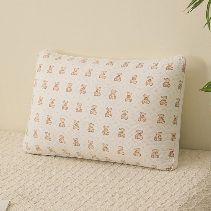 91家纺网 家纺一手货源 找家纺 （总）大熊枕芯 2025新款泡泡纱亲肤小熊枕系列