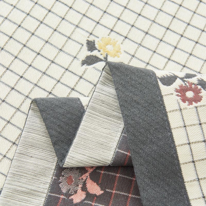 91家纺网 家纺一手货源 找家纺 2025新款纯棉加厚精梳棉纱布枕巾 花韵-米 52*78cm/对