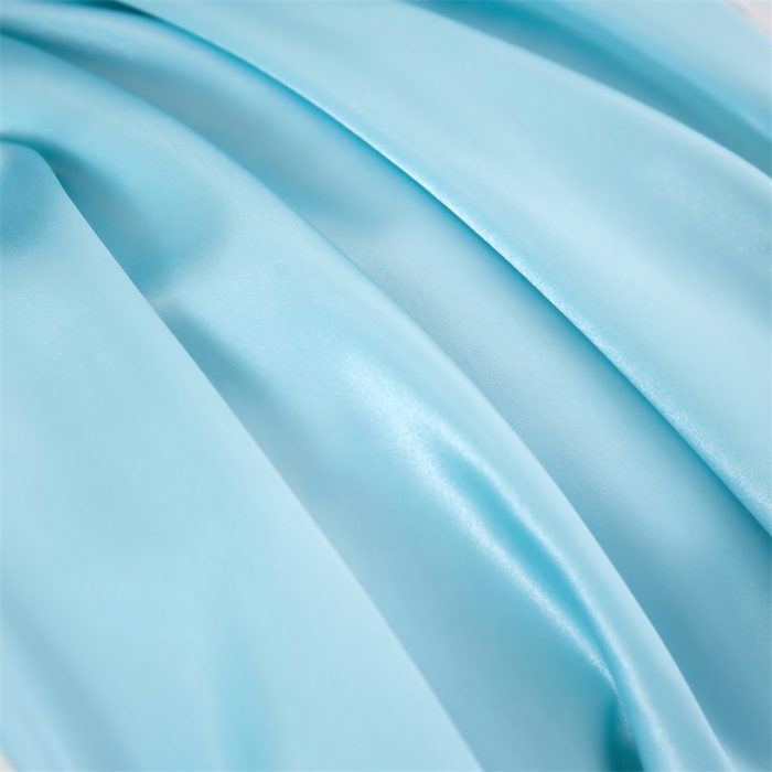 91家纺网 家纺一手货源 找家纺 梦舒羽 2025新款公主风夏季冰丝枕套单人一对装可水洗花边枕头套宿舍48x74cm枕芯套枕头套 花边款-天空蓝