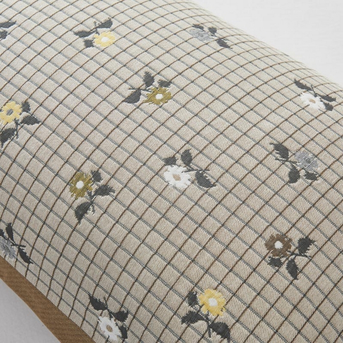 91家纺网 家纺一手货源 找家纺 2025新款纯棉加厚精梳棉纱布枕巾 花韵-浅咖 52*78cm/对