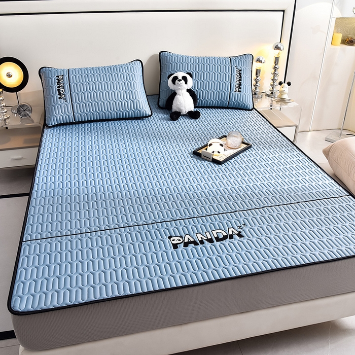 91家纺网 家纺一手货源 找家纺 炫拼家纺 Hipanda床笠款乳胶凉席 Hipanda-宾利蓝