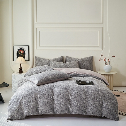 91家纺网 家纺一手货源 找家纺 （总）斯尔顿 2025新款全棉双层纱四件套