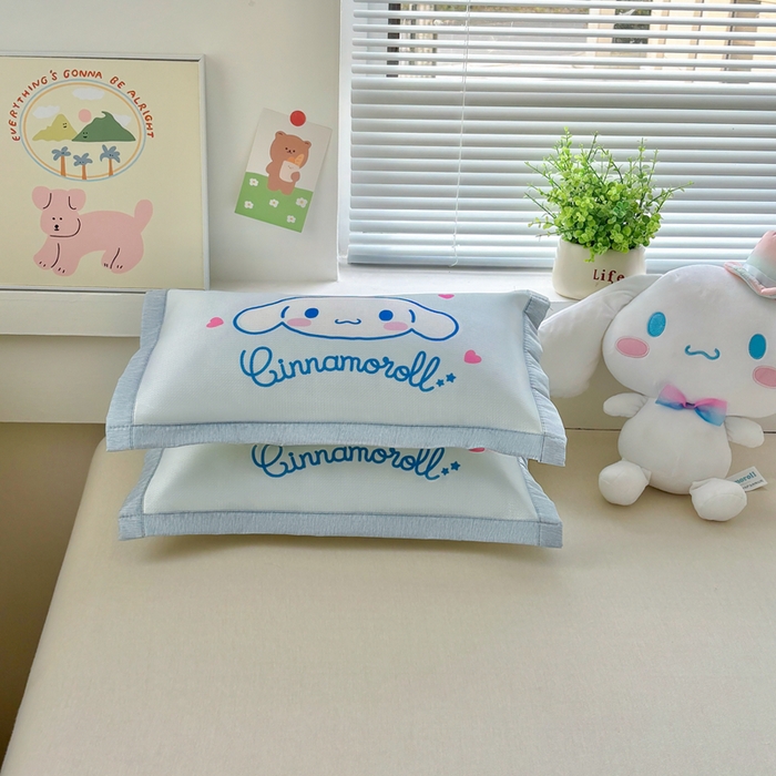 91家纺网 家纺一手货源 找家纺 博雅2025新款三丽欧冰丝单枕套 开心玉桂狗