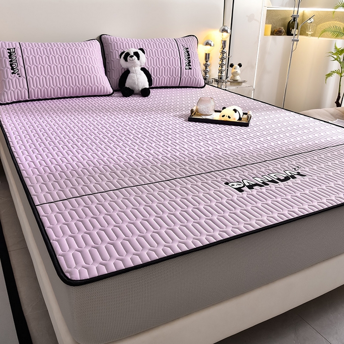 91家纺网 家纺一手货源 找家纺 炫拼家纺 Hipanda床笠款乳胶凉席 Hipanda-薰衣紫