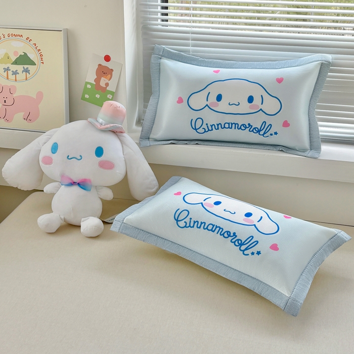 91家纺网 家纺一手货源 找家纺 博雅2025新款三丽欧冰丝单枕套 开心玉桂狗