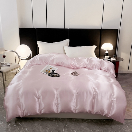 91家纺网 家纺一手货源 找家纺 （总）2025新款公主风夏季冰丝枕套单人一对装可水洗花边被套