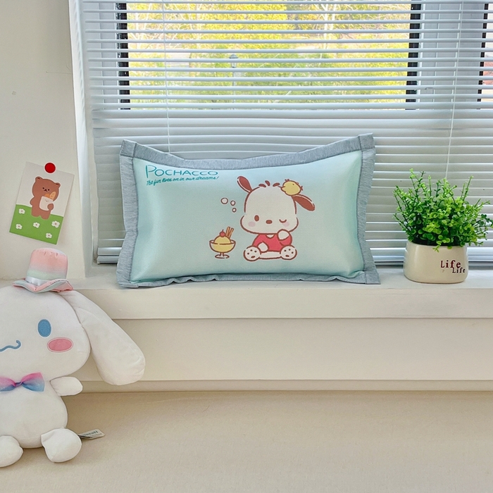 91家纺网 家纺一手货源 找家纺 博雅2025新款冰丝单枕套三丽欧，宇航员，卡皮 甜品帕恰狗