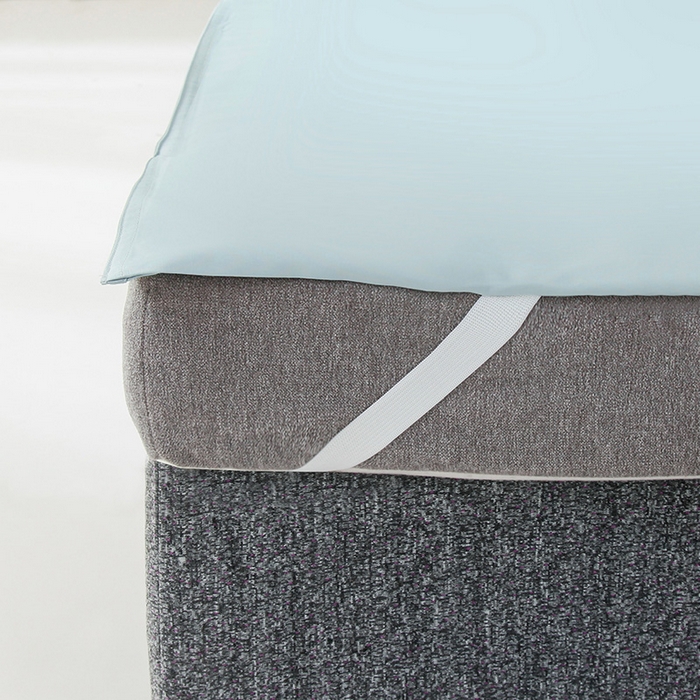 91家纺网 家纺一手货源 找家纺 佳汐蓝家纺 2025新款60支全棉纯色隔脏睡袋 丛林蓝