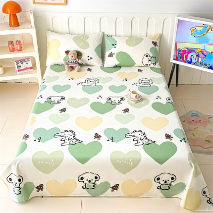 91家纺网 家纺一手货源 找家纺 （总）如约 2025新款全棉印花单床单