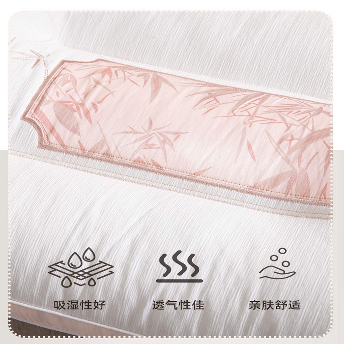 91家纺网 家纺一手货源 找家纺 （总）枕之坊2025新款竹报平安羽丝定型枕枕头枕芯