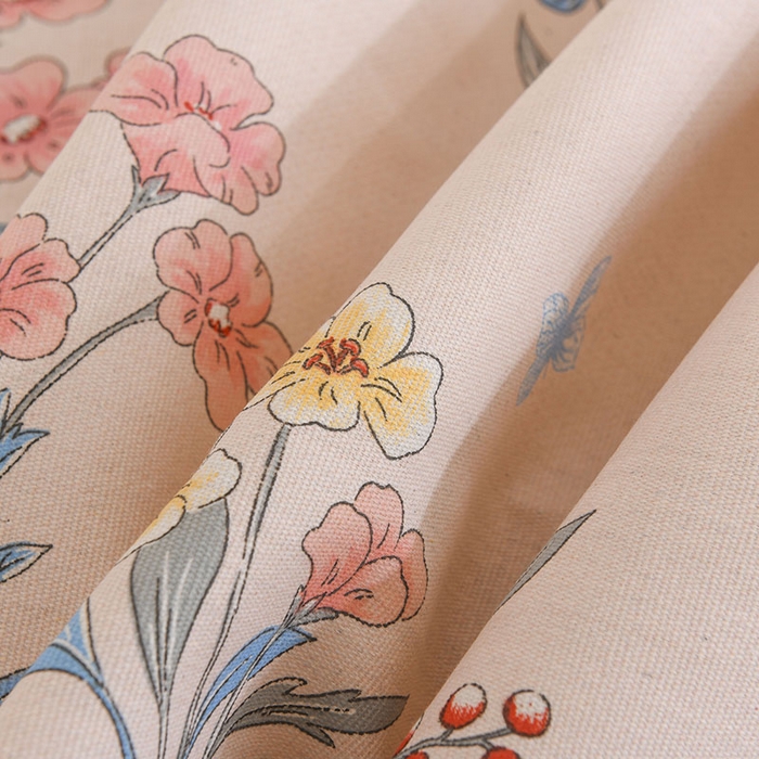 91家纺网 家纺一手货源 找家纺 红日子纺织品 2025新款艾草老粗布床单印花凉席三件套 花镜